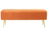 Upholstered Bench PATERSON Velvet Orange_860408