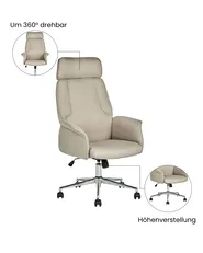 Bürostuhl PILOT Beige_1036671