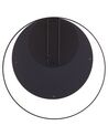 Metalowe okrągłe lustro ścienne ø 50 cm czarne AGDE_814860