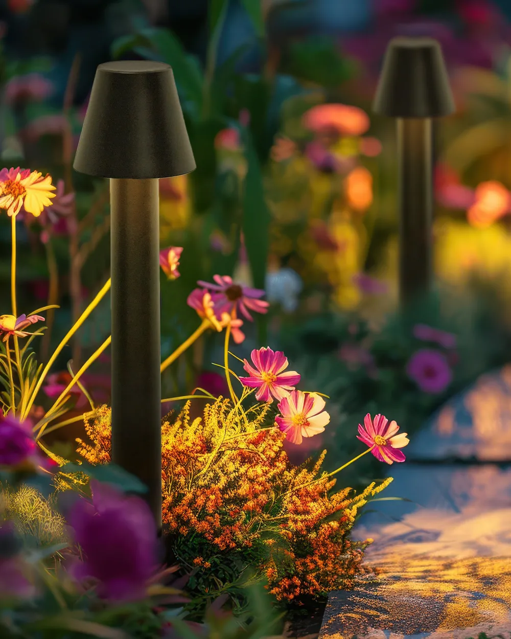 Outdoor LED Bollard Lamp HOLMES Black_1079650