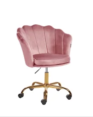 Sedia da scrivania MONTICELLO Velluto Rosa_851721