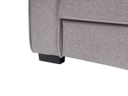 Sofa Bed 3 Seater AROLE Fabric Grey_1056645