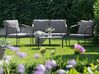 4 Seater Metal Garden Sofa Set Grey VEZZANA_931066