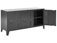 Storage Unit CARDIFF Metal Black_830274