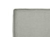 Lit boxspring en tissu 180 x 200 cm gris clair DYNASTY_873549