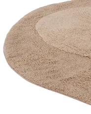Kids Rug IRINGAL  Beige ø 120 cm Cotton_1135188