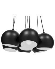 Lampadario OLZA Metallo Nero_817777