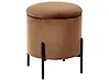 Storage Pouffe WENONA Velvet Dark Brown