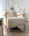 Fabric Armchair Light Beige LESJA_933522