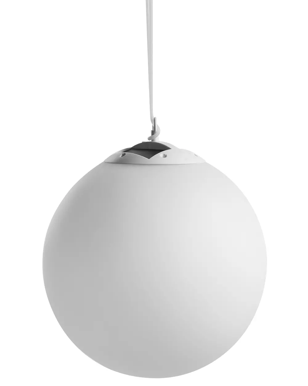 Lampa ogrodowa wisząca solarna LED BOSLEY Z pilotem Biały_1105526