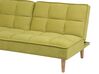 Divano letto moderno in tessuto giallo verde SILJAN_702107