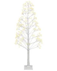 Dekoracja ogrodowa LED ALBIONI 180 cm Drzewko Biały_938825