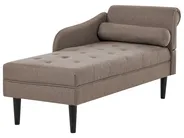 Right-Hand Chaise Longue YVOIRE Fabric Taupe_1040404