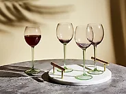 Set of 4 Wine Glasses DIOPSIDE 360 ml Pink_1184893