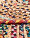 Tappeto cotone multicolore ⌀ 140 cm YENICE_757764