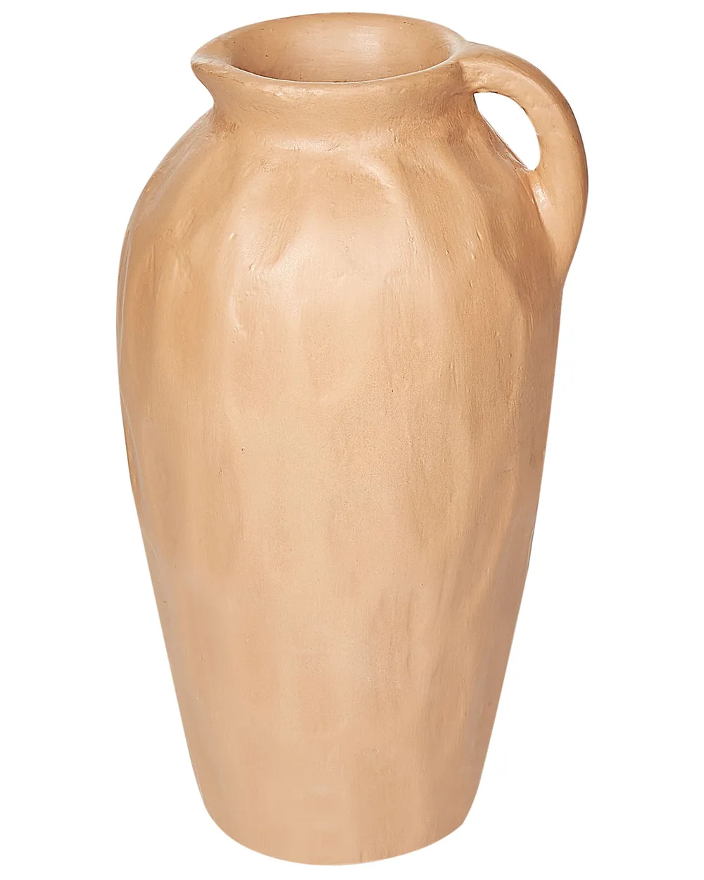 Wazon dekoracyjny TAIPING 46 cm Ceramika Ciemnobeżowy