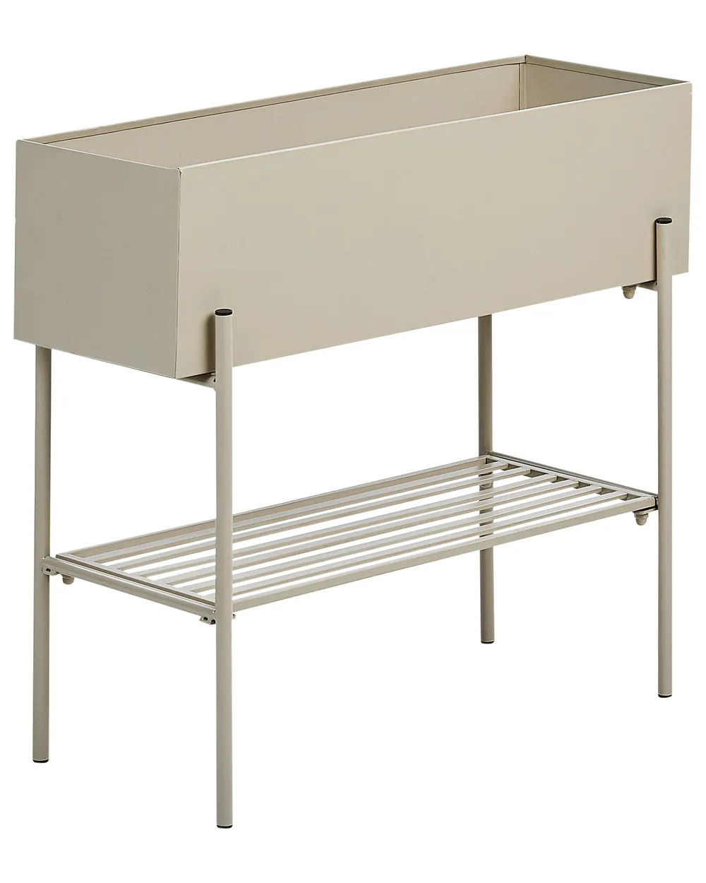 Donica na nóżkach VINCA 70 cm Metal Beżowy_942277