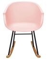 Houpací růžová židle HARMONY_801946
