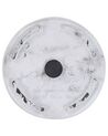 Kukkaruukku marmorikuvio valkoinen ⌀ 23 cm 2 kpl LIMENARI_860287