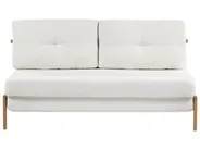 Sofa Bed 2 Seater EDLAND Boucle Off-White_1061214