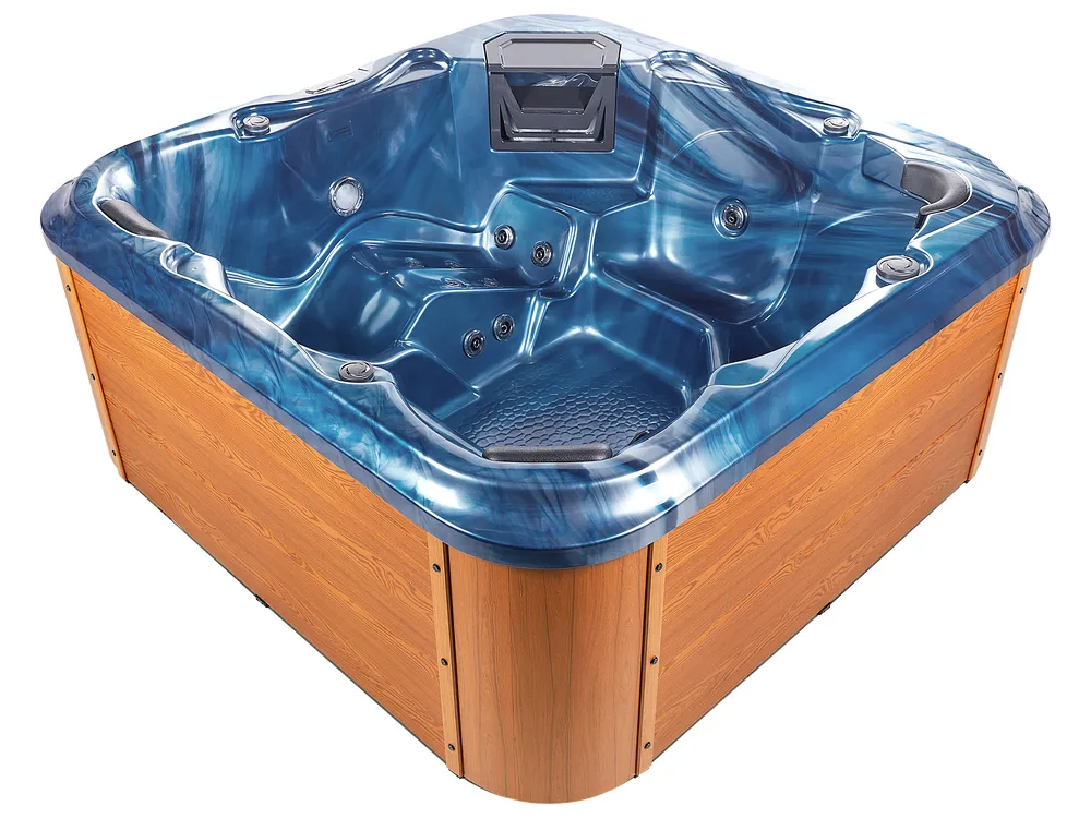 Outdoor Hot Tub with LED TULAROSA Blue_898265