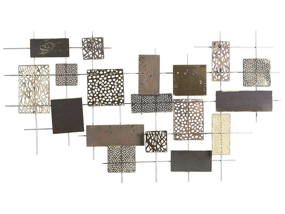 Decoração de parede ASTATINE Metal 50 cm Dourado