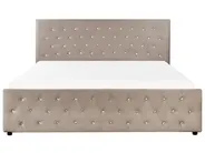 Ottoman Bed AMIENS Velvet Taupe 180 x 200 cm (EU Super King)_914366