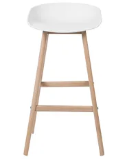 Set di 2 sedie alte MICCO Bianco_731966