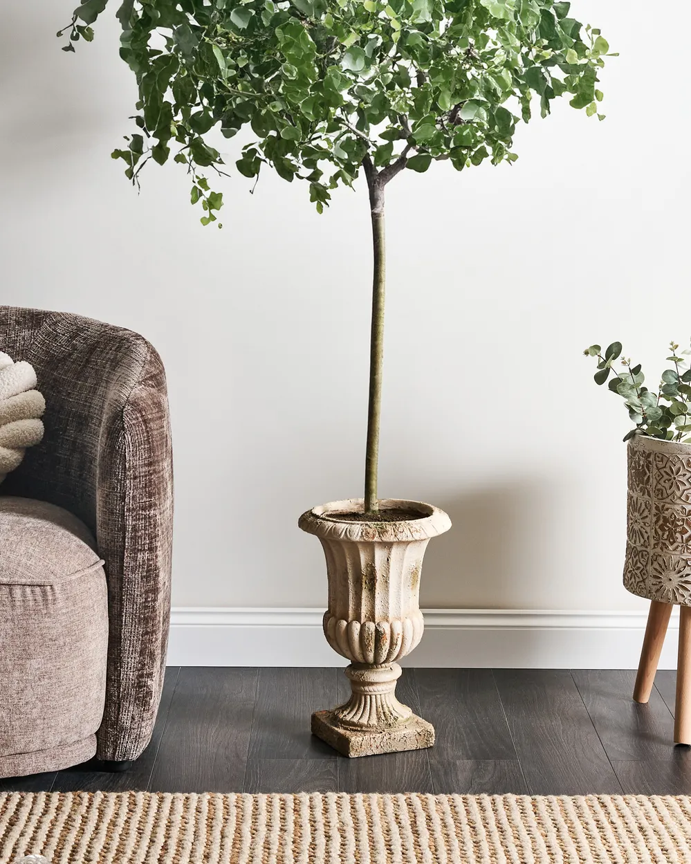 Plant Pot LARISA 28 cm Beige