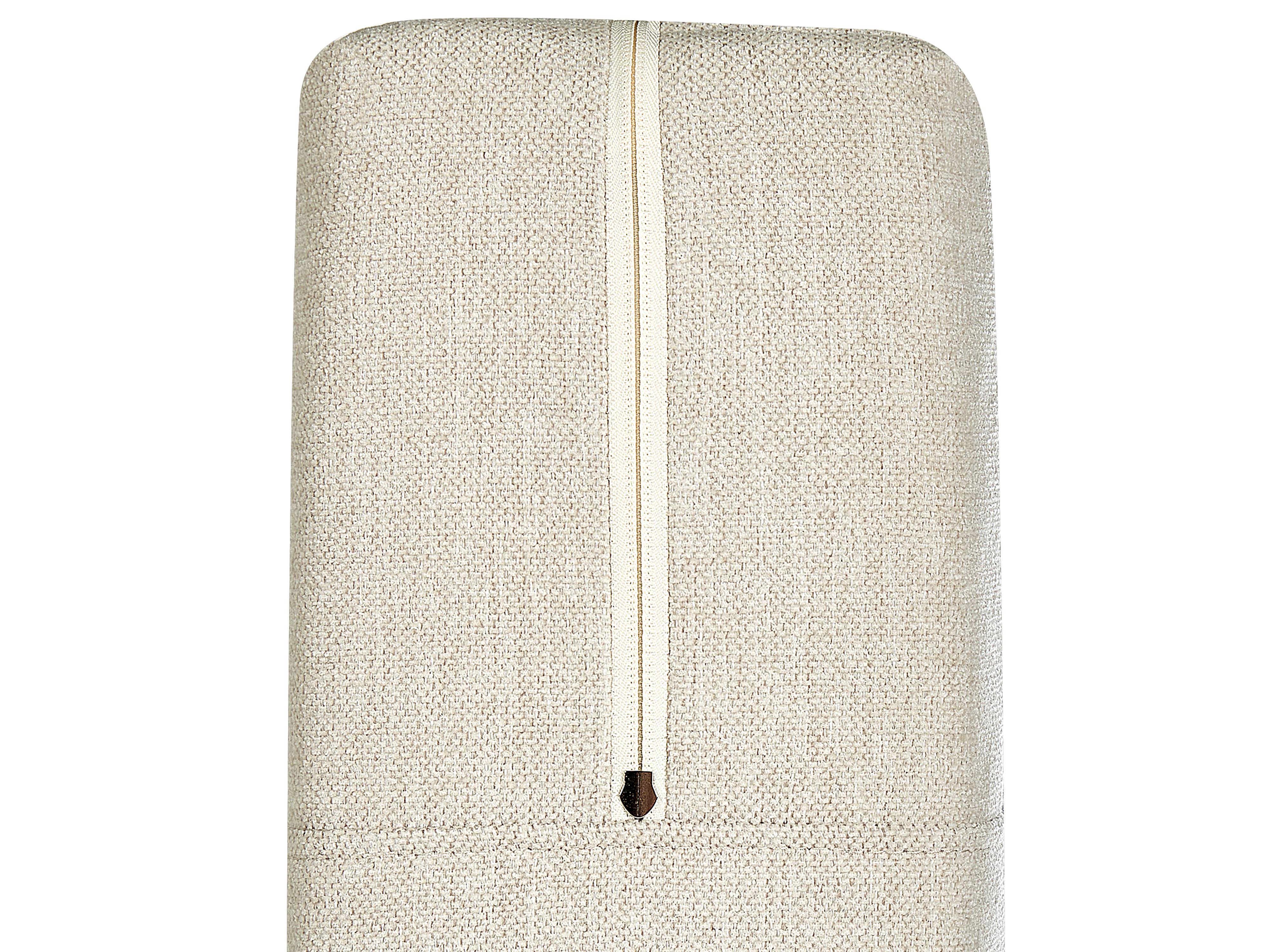Lit boxspring avec rangement ARISTOCRAT Tissu Beige clair 180 x 200 cm_873782