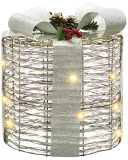 LED JULSO 20/25/30 cm Regali di Natale Argento_1025414