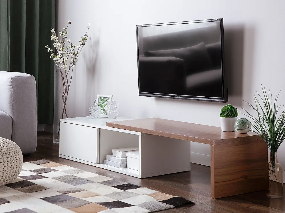 Meuble TV YONKERS Blanc_1177616