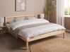 Wooden EU Super King Size Bed Light VANNES_918208