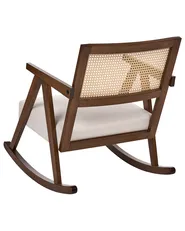 Rocking Chair RYA Wood Brown/ Light Beige_1070565