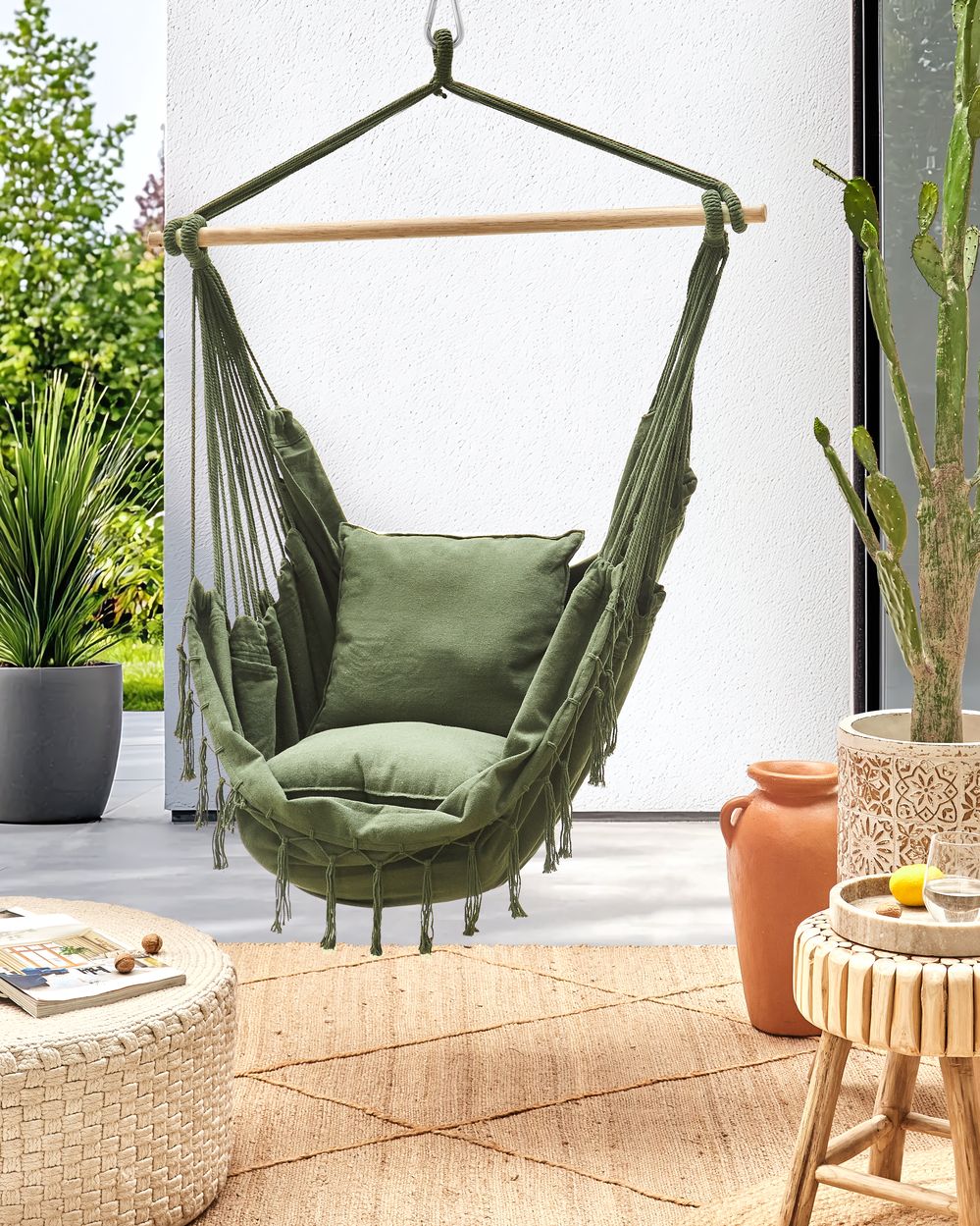 Hanging Chair BONEA Cotton Green