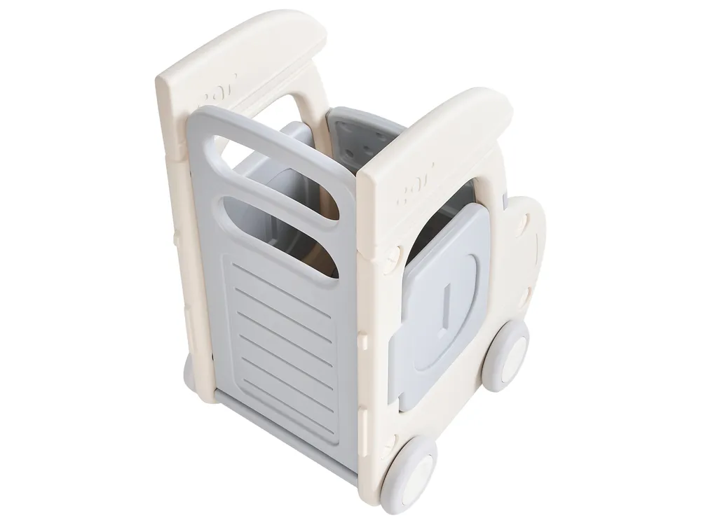 Toy Storage Organiser BULLI Truck 67 cm Beige_1123523
