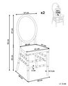 Set di 2 sedie da pranzo trasparente MONTROSE_929403