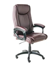 Poltrona da scrivania GRACEFUL Pelle sintetica Marrone scuro_990057