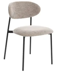 Set van 2 eetkamerstoelen COWLEY Chenille Taupe_1040061