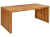 6 Seater Acacia Wood Garden Dining Set Table and Benches SULZANO_921731