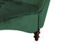 Chaise longue in velluto color verde scuro MURET_750585