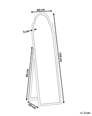 Lustro stojące CHATILLON 150 cm Srebrny_830438