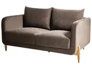 Sofa 2 Seater GIMO Chenille Dark Brown_1036226