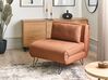 Fabric Sofa Bed Orange VESTFOLD_930281