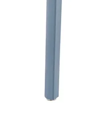 Set of 2 Garden Chairs SERSALE Synthetic Material Blue_820178