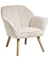 Armchair TORUD Fabric Light Beige