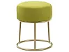 Footstool DELCO Velvet Lime Green