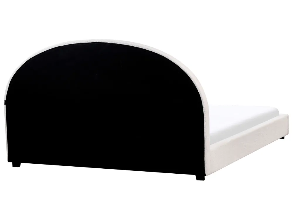 Waterbed Boucle VAUCLUSE 180 x 200 cm (EU Super King) Off-White_977158