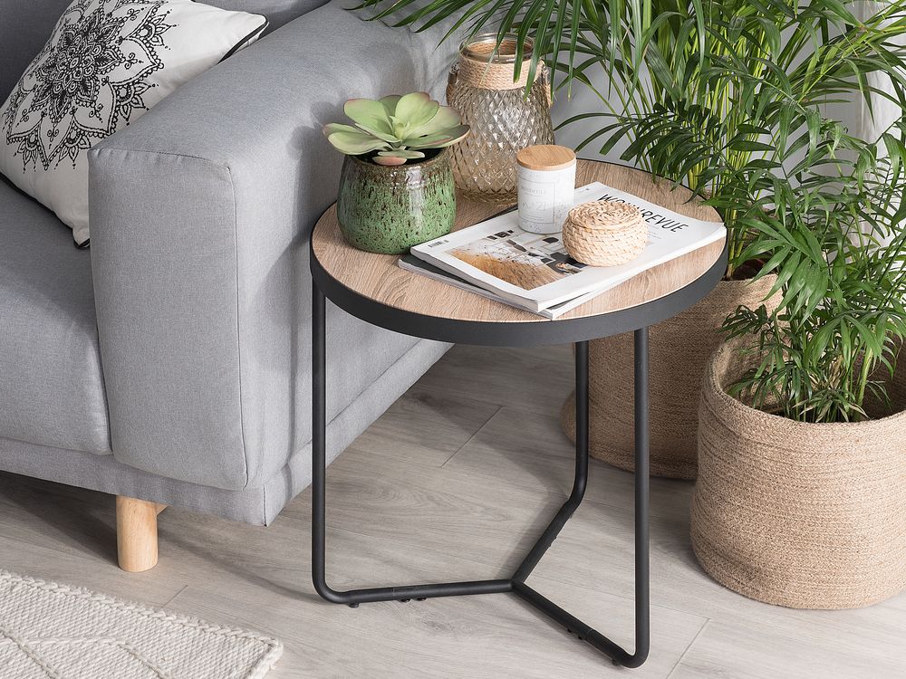 Side Table MELODY Light Brown