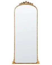Wall Mirror LIVRY 51 cm 114 cm Metal Gold_900153